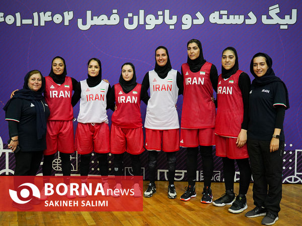 تمرین تیم ملی بسکتبال زنان
