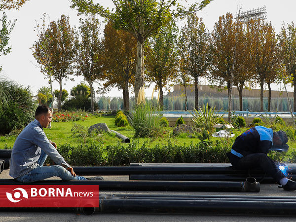 آخرین مراحل آماده سازی ورزشگاه آزادی