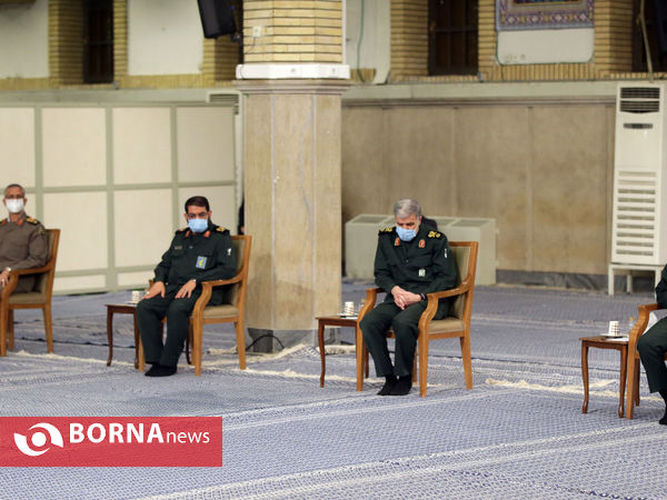 دیدار دست‌اندرکاران مراسم سالگرد شهید سلیمانی با رهبر انقلاب اسلامی