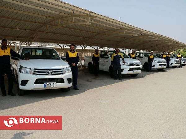 تجهیز یگان خودرویی ادارات پست آبادان و خرمشهر