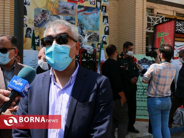 آیین گرامیداشت شهدای آموزش و پرورش آبادان
