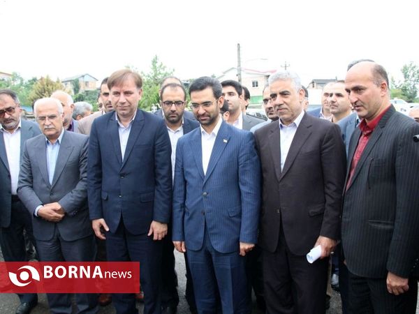 افتتاح پروژه های ارتباطات و فناوری اطلاعات شهرستان رودسر