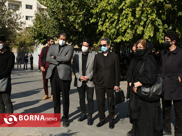 مراسم وداع با پورنگ پورشیرازی