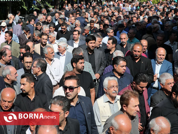 تشییع پیکر جعفر کاشانی پیشکسوت فوتبال