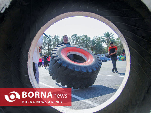 روز نخست مسابقات قویترین مردان کارگری