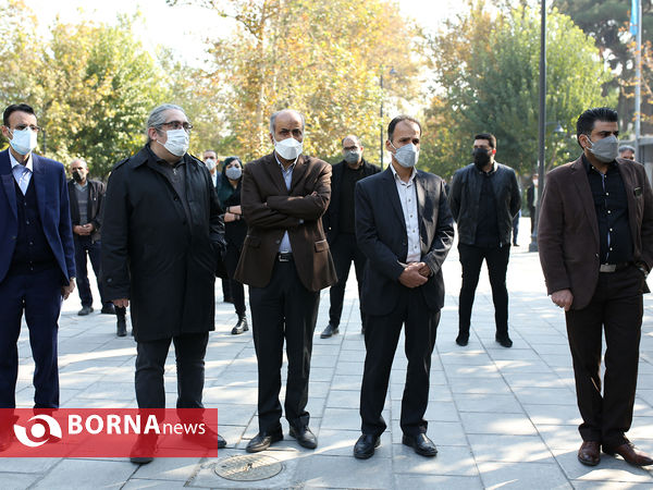 مراسم وداع با پورنگ پورشیرازی