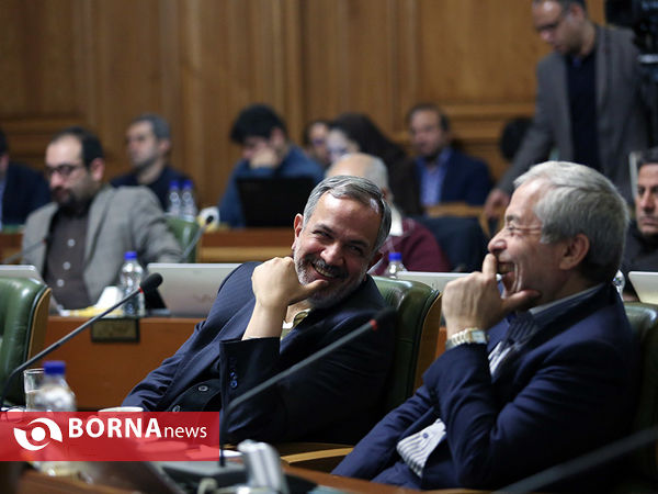 جلسه شورای شهر با حضور شهردار تهران