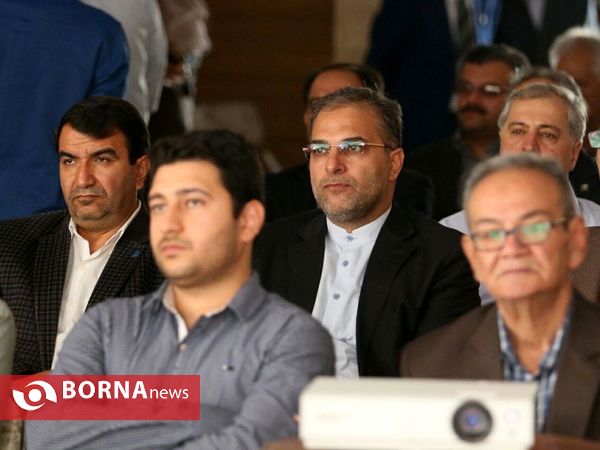 آیین رونمایی از پلاک افتخار علی عبد احد، خبرنگار و پیشکسوت رشته بسکتبال