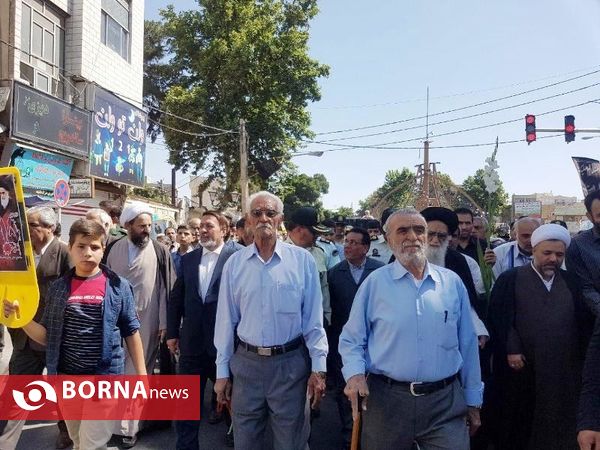 راهپیمایی ۱۵ خرداد مردم ورامین