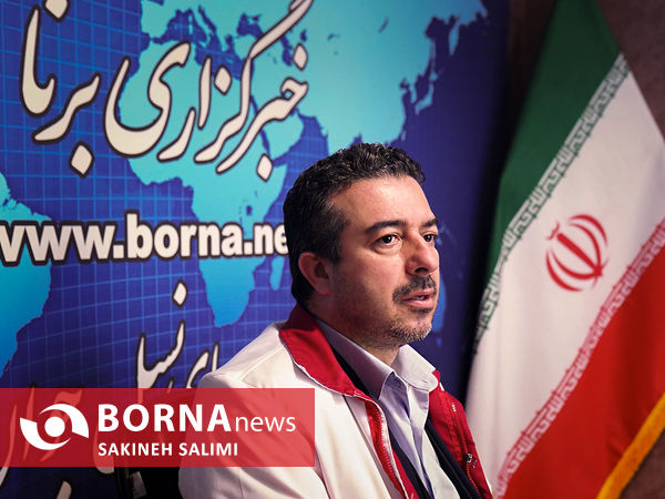 حضور پیمان نامدار معاون بهداشت، درمان و توانبخشی جمعیت هلال‌احمر