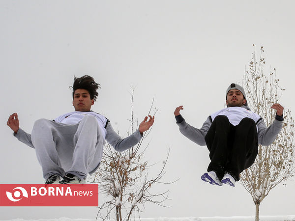 پارکور در برف