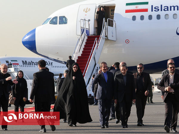 مراسم بدرقه رسمی رییس جمهوری در سفر به جنوب شرق آسیا