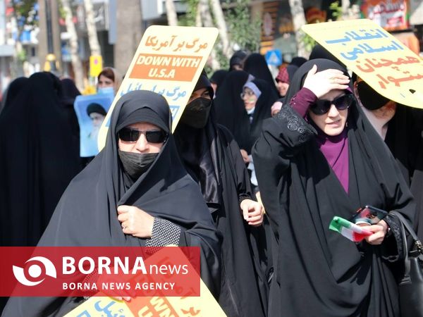 راهپیمایی ۱۳ آبان - رشت