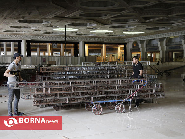 آماده سازی نمایشگاه کتاب ۹۷