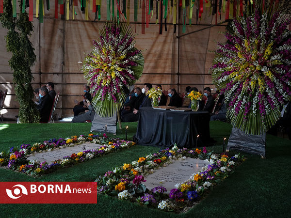 چهلمین روز خاکسپاری شهدای گمنام وزارت ورزش و جوانان
