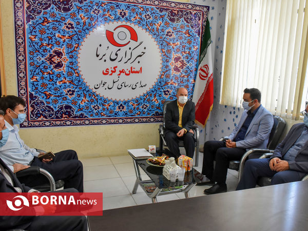 حضور فرماندار اراک در خبرگزاری برنا