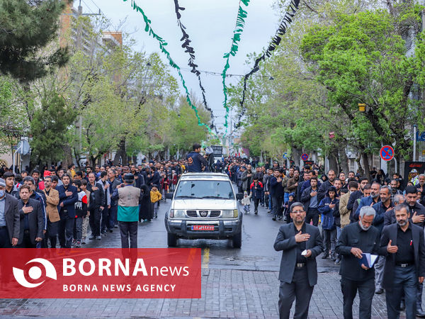  تجمع بزرگ مردم اراک