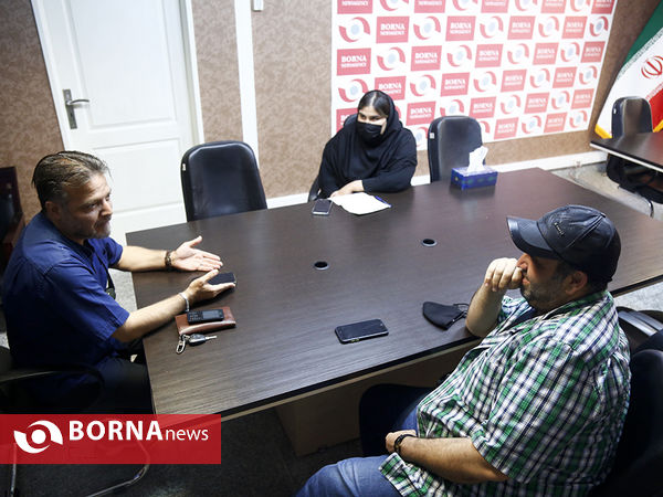 حضور علیرضا نجف زاده در خبرگزاری برنا