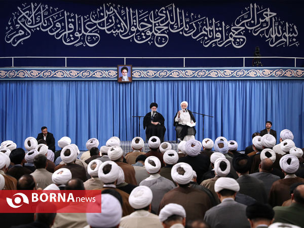 جلسه‌ی درس خارج فقه حضرت آیت‌الله العظمی خامنه‌ای