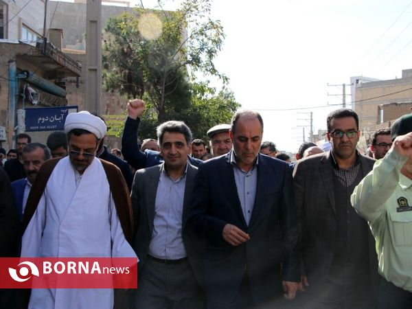 راهپیمایی روز ۱۳ آبان- شهرستان قدس