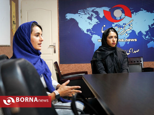 حضور مربی و بازیکن تیم ملی دوچرخه سواری  در خبرگزاری برنا