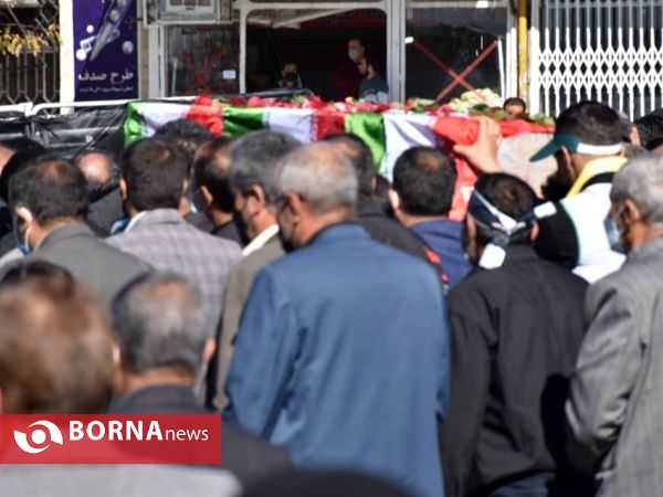 مراسم استقبال از پیکر معلم و خبرنگار فرهیخته کهگیلویه و بویراحمدی در یاسوج