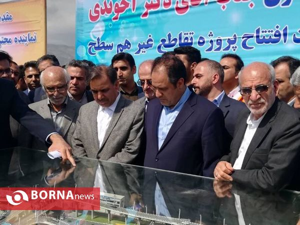 افتتاح پل ورودی غیر همسطح شهرستان قدس