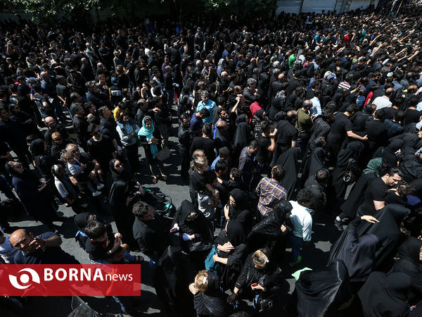 مراسم خیمه سوزان چهارراه گلوبندک تهران