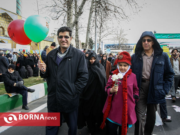 راهپیمایی روز 22 بهمن در تهران-1