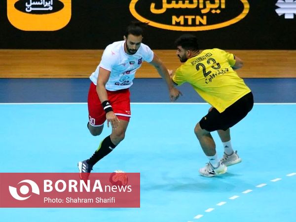 دیدار تیم های هندبال الکویت کویت - سپاهان