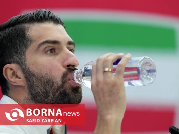 کنفرانس مطبوعاتی بازیکنان تیم ملی فوتبال ایران