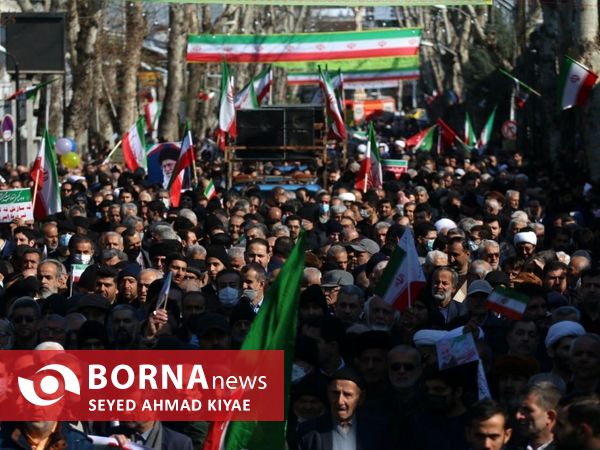 راهپیمایی ۲۲ بهمن - شهرستان لاهیجان