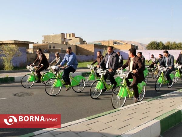 دوچرخه سواري كاركنان شهرداري اروميه