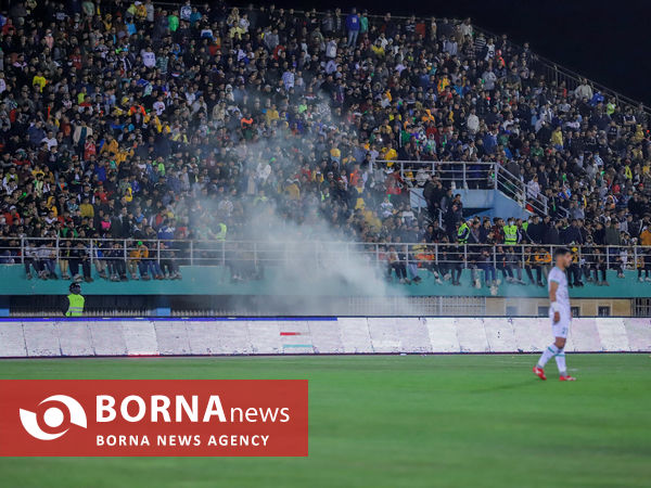 در حاشیه دیدار تیم های فوتبال آلومینیوم - استقلال