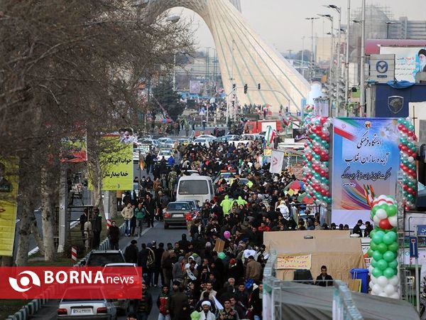 راهپیمایی روز 22 بهمن در تهران-2