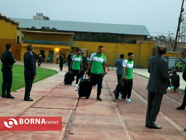 در حاشیه دیدار تیم های فوتبال صنعت نفت - پرسپولیس