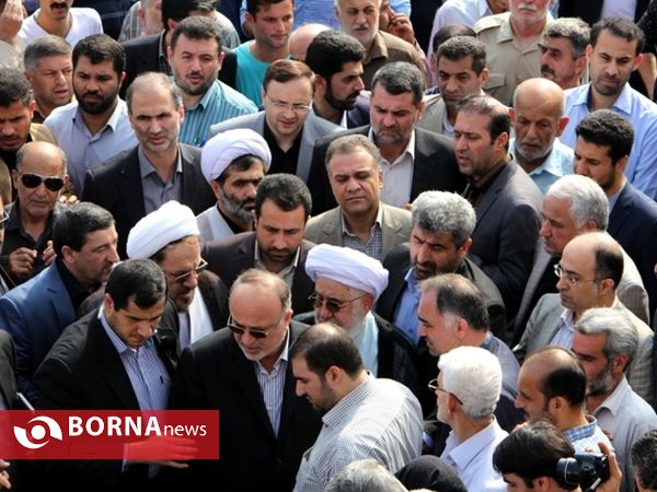 تشییع پیکر جان‌باختگان گیلانی فاجعه منا در رشت