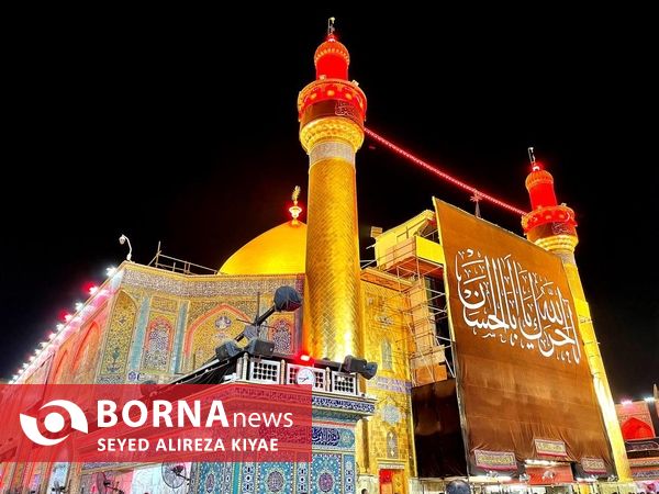 حرم حضرت علی(ع) در شب اربعین حسینی