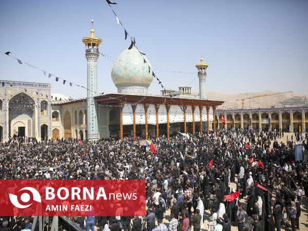 پیاده روی جاماندگان اربعین حسینی در شیراز