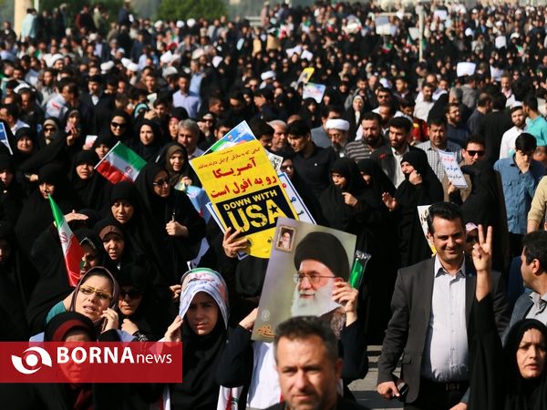 راهپیمایی حمایت از ولایت و اقتدار کشور - اهواز