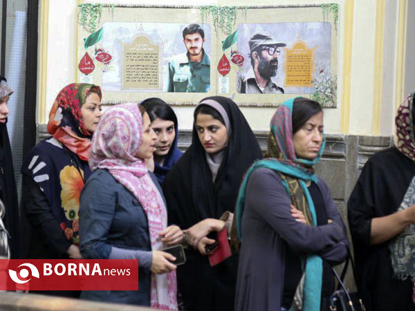 حضور میرسلیم درپای صندوق رای ،مسجد قبا