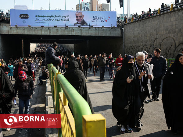 تشییع پیکر سردار شهید حاج قاسم سلیمانی در تهران