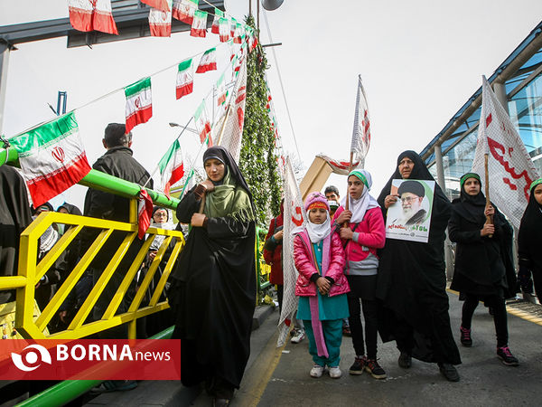 راهپیمایی روز 22 بهمن در تهران-1