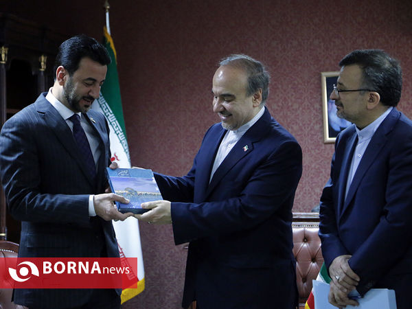 دیدار دکتر سلطانی فر با عبطان وزیر ورزش و جوانان عراق