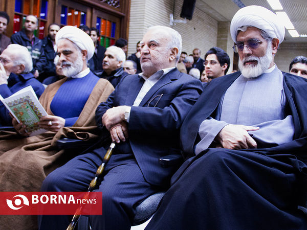 مجلس ترحیم برادر همسر مرحوم خاتمی