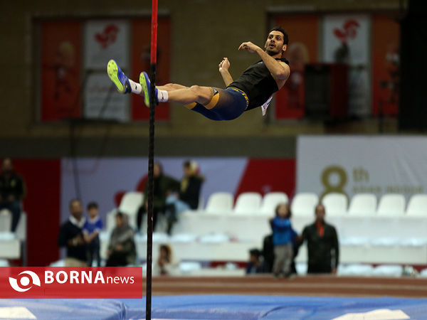 دومین روز از هشتمین دوره مسابقات دوومیدانی داخل سالن آسیا