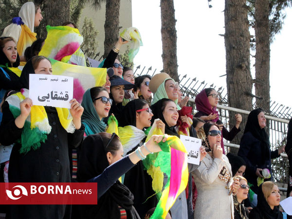 مسابقه فوتبال بانوان قشقایی شیراز - شهرداری بم