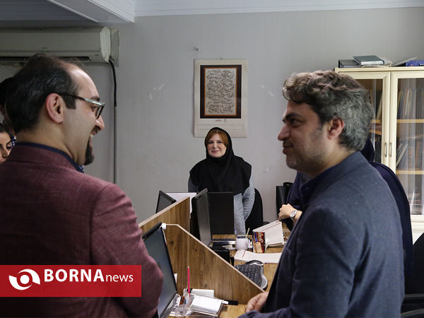 حضور حجت نظری در خبرگزاری برنا