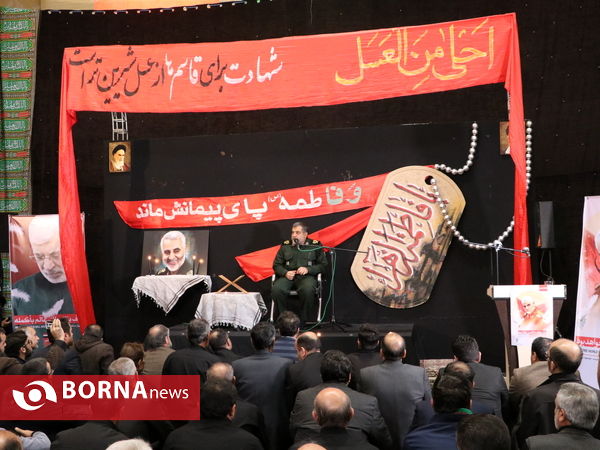 مراسم گرامیداشت سومین روز شهادت سردارشهید حاج قاسم سلیمانی در همدان