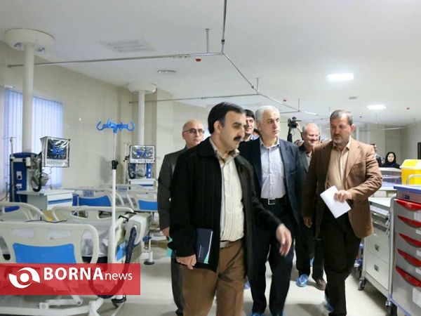 بازدید استاندار از پروژه بیمارستان شهرستان بجنورد در آستانه افتتاح